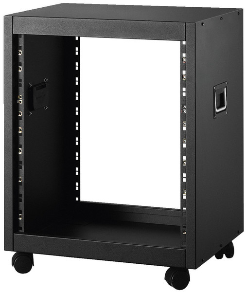 Monacor RACK-12/SW Freestanding Black rack