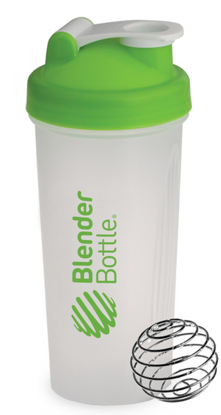 BlenderBottle Classic 828мл Зеленый, Прозрачный бутылка для питья