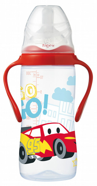 Tigex Cars 80601909 300ml Rot, Weiß Babyflasche