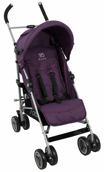 TROTTINE 105533741 Lightweight stroller Single Schwarz, Violett Kinderwagen