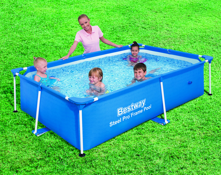 Bestway Steel Pro Power Pro Frame Pool 2.39m x 1.50m x 58cm - Blue