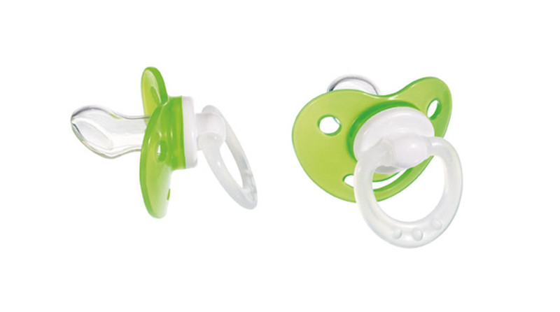 Tigex 80600434 Classic baby pacifier Силиконовый Зеленый, Прозрачный соска-пустышка
