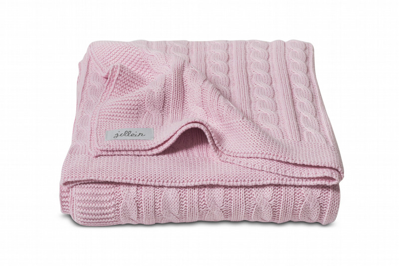 Jollein Blanket 75x100cm cable light pink