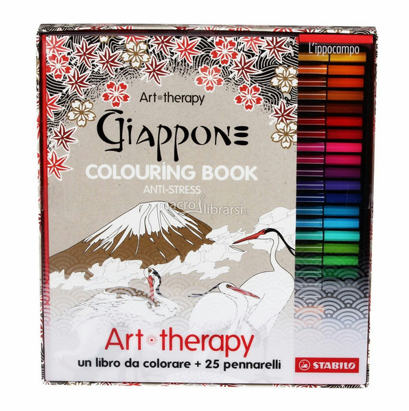 Stabilo Art Therapy Giappone Coloring picture set