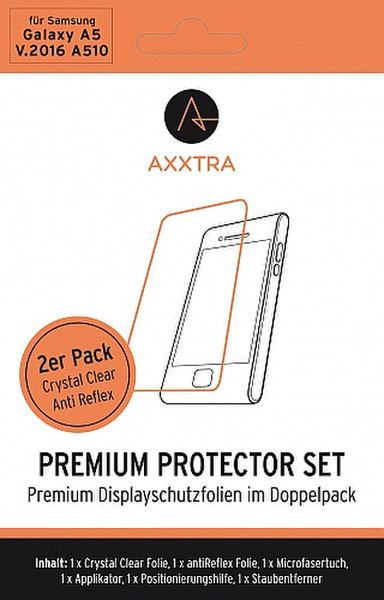 Emporia PROT-G510-CL Anti-reflex 2шт - Samsung A510 Galaxy A5 защитная пленка