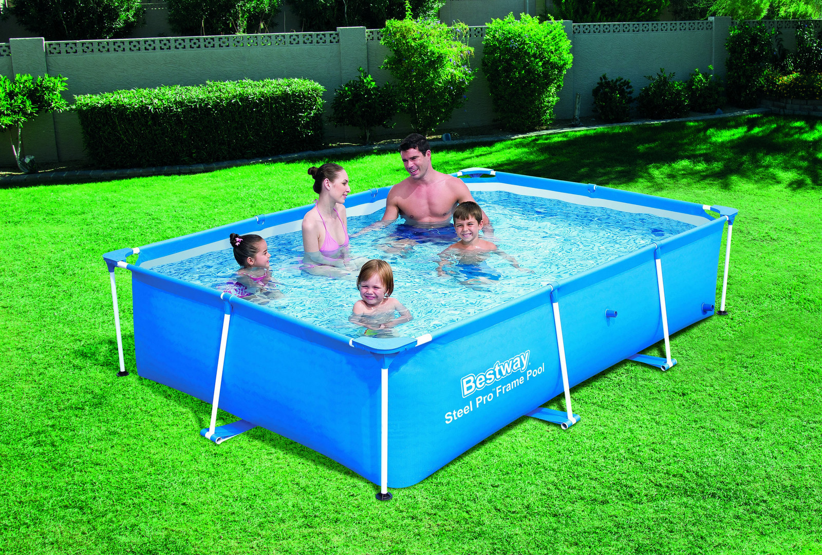 ᐈ Bestway Power Pro Frame Pool 2.59m x 1.70m x 61cm - blue • best Price ...