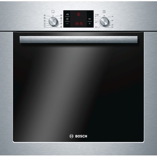 Bosch HBA73R350B Electric oven 63l A Schwarz, Edelstahl Backofen