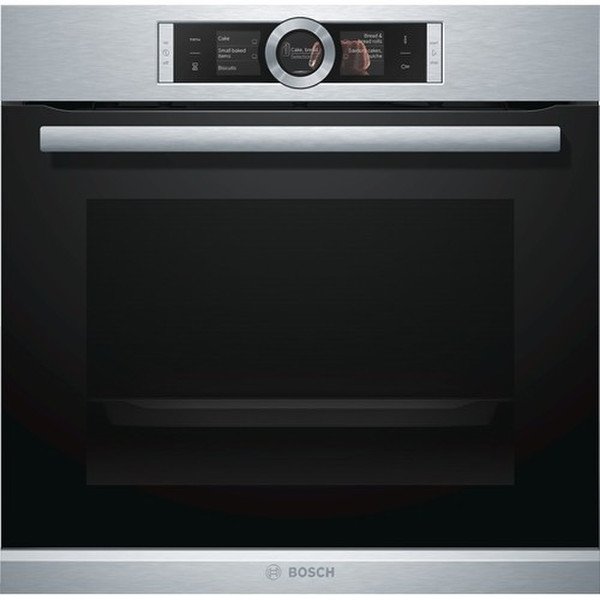 Bosch HBG656RS1B Electric oven 71l A+ Schwarz, Silber Backofen