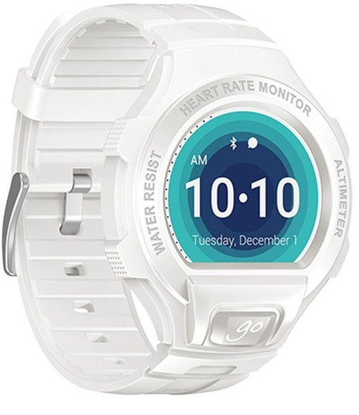 Alcatel Go Watch 1.22Zoll IPS 55g Weiß Smartwatch