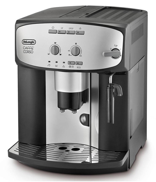 DeLonghi ESAM 2800.SB Espresso machine 1.8л Черный, Cеребряный