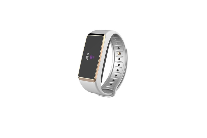 MyKronoz ZeFit2 Pulse Wristband activity tracker TFT Wireless IP67 Gold,White