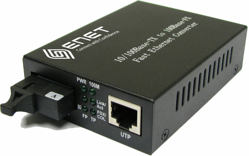 eNet Components ENMC-FET-SMF80 network media converter