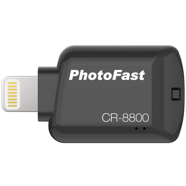 Photofast CR-8800 Lightning Черный устройство для чтения карт флэш-памяти