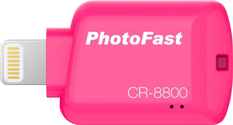 Photofast CR-8800 Lightning Розовый устройство для чтения карт флэш-памяти