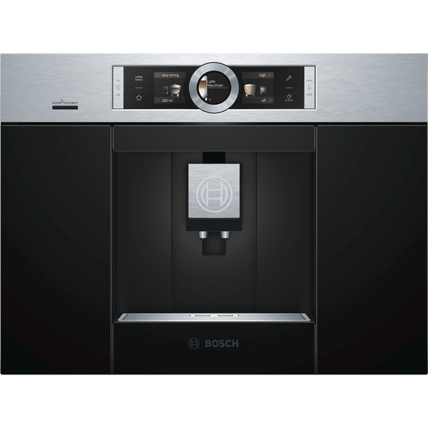 Bosch CTL636ES6 Espresso machine 2.4L Black,Stainless steel coffee maker
