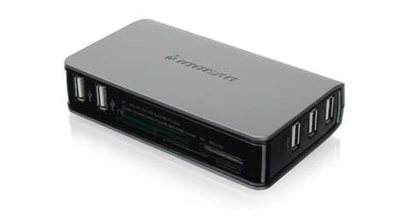 iogear GUH286 USB 2.0 Grau Kartenleser