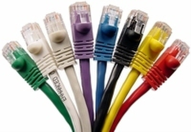 Cables Unlimited Cat6 UTP 7 ft 2.135m Schwarz Netzwerkkabel