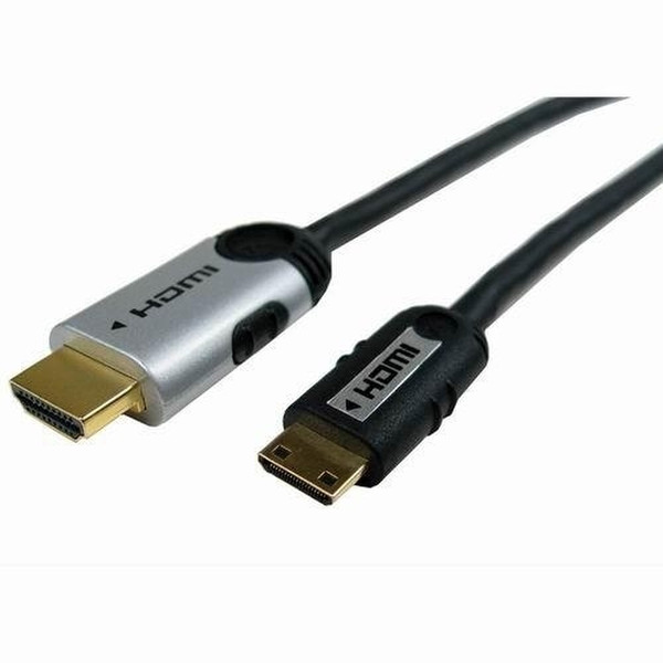 Cables Unlimited 1m HDMI - Mini-HDMI 1m HDMI Mini-HDMI Black HDMI cable