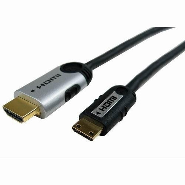 Cables Unlimited 1m HDMI - Mini-HDMI 1m HDMI Mini-HDMI Schwarz HDMI-Kabel