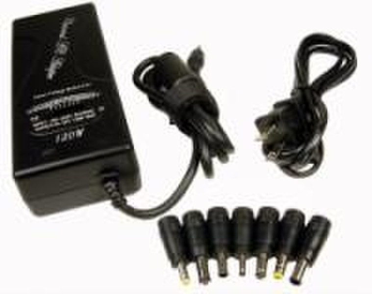 Cables Unlimited Universal AC Laptop Charger Черный зарядное для мобильных устройств