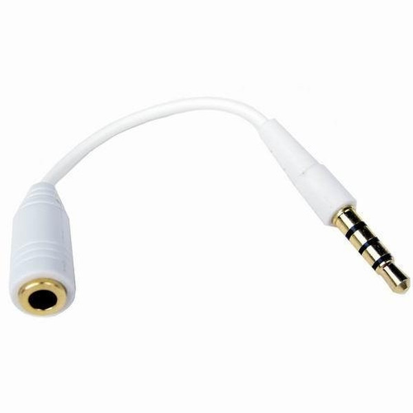 Cables Unlimited AUD-1010W White cable interface/gender adapter