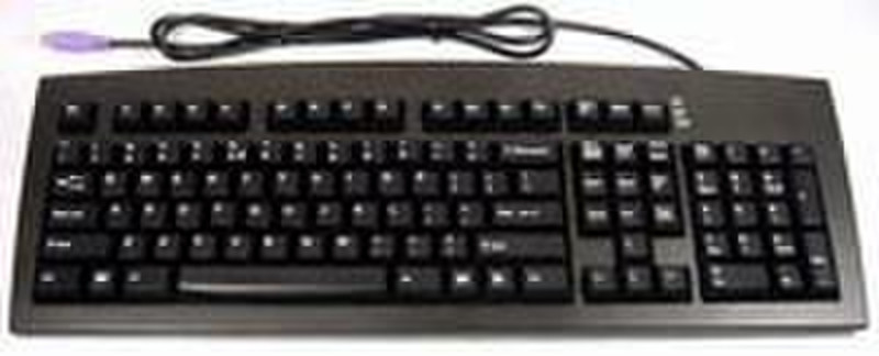 Cables Unlimited Black PS/2 Keyboard PS/2 QWERTY Schwarz Tastatur