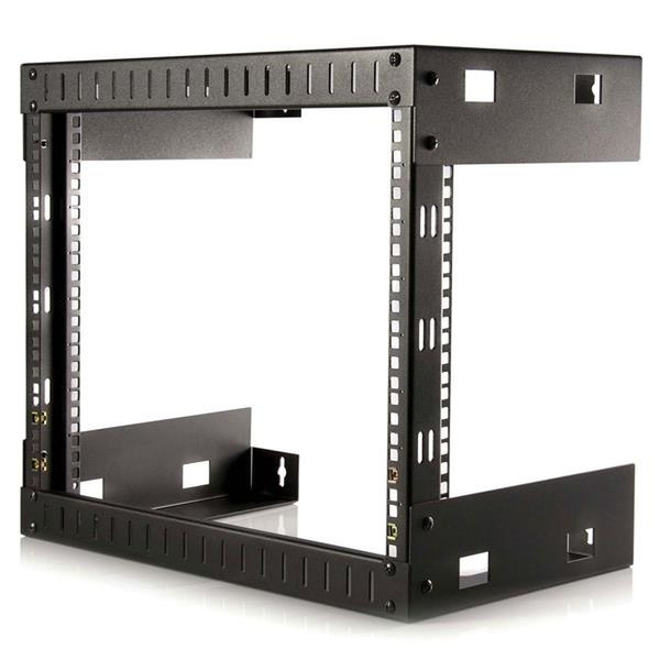 StarTech.com 8U Open Frame Wall Mount Equipment Rack - 12in Deep