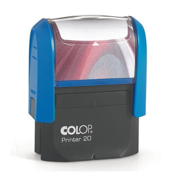 Colop Printer 20 14 x 38mm Black,Blue seal