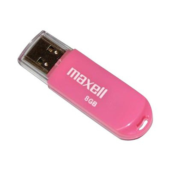 Maxell E300 8GB 8ГБ USB 2.0 Type-A Розовый USB флеш накопитель