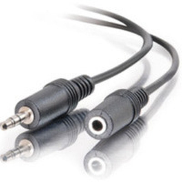 C2G 3ft 3.5mm Stereo Audio Extension Cable M/F 0.91м 3,5 мм 3,5 мм Черный аудио кабель