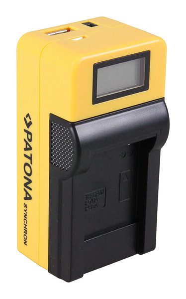 PATONA 4610 Auto/Indoor battery charger Черный, Желтый зарядное устройство