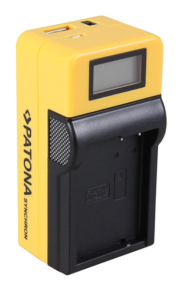 PATONA 4627 Auto/Indoor battery charger Черный, Желтый зарядное устройство