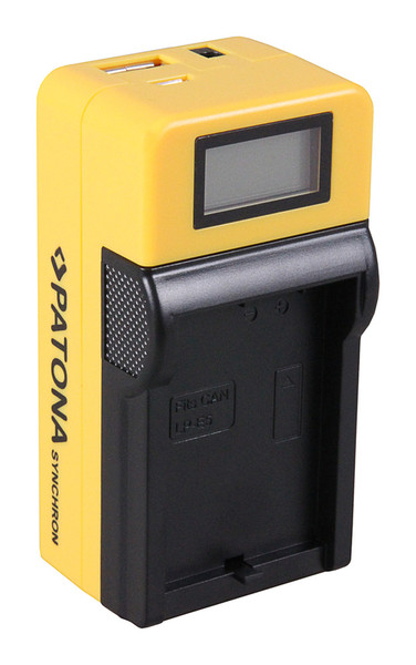 PATONA 4512 Auto/Indoor battery charger Черный, Желтый зарядное устройство