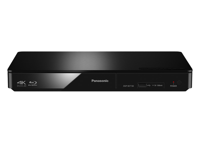 Panasonic DMP-BDT184EG Blu-Ray player 3D Черный Blu-Ray плеер