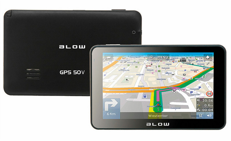 BLOW GPS50V 5" TFT Сенсорный экран Черный