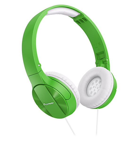 Pioneer SE-MJ503 Supraaural Head-band Green,White