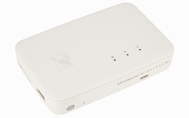 Kingston Technology MobileLite Wireless G3 USB 2.0/Wi-Fi/Ethernet Белый устройство для чтения карт флэш-памяти