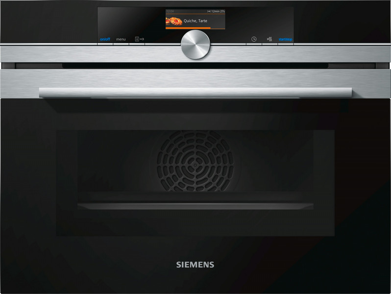 Siemens iQ700 Electric oven 45л 3600Вт Черный, Нержавеющая сталь