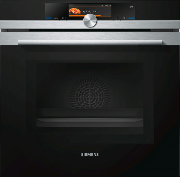 Siemens iQ700 Electric oven 67l 3600W Schwarz, Edelstahl