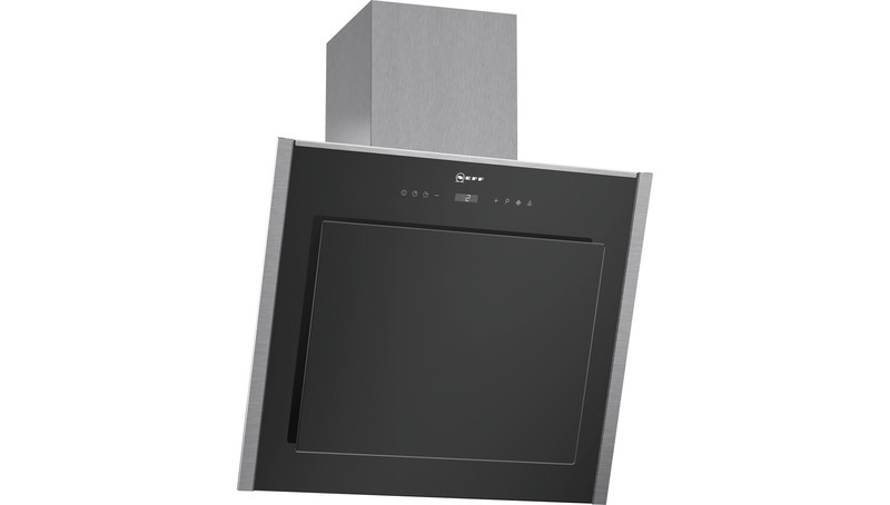 Neff D36DT57N0B Wall-mounted 730m³/h C Black,Stainless steel cooker hood