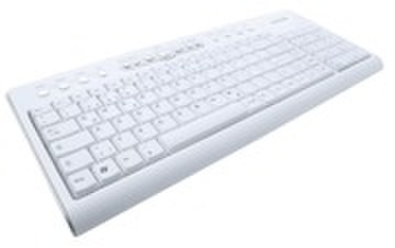 Rainbow Lux Keyboard White USB Weiß Tastatur