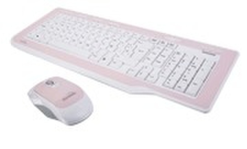 Rainbow RBW Butterfly Desktop Беспроводной RF Розовый клавиатура