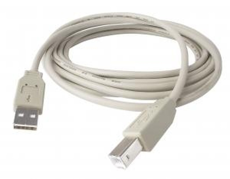 Rainbow Cable USB 2.0 A-B 3m 3m USB A USB B White USB cable