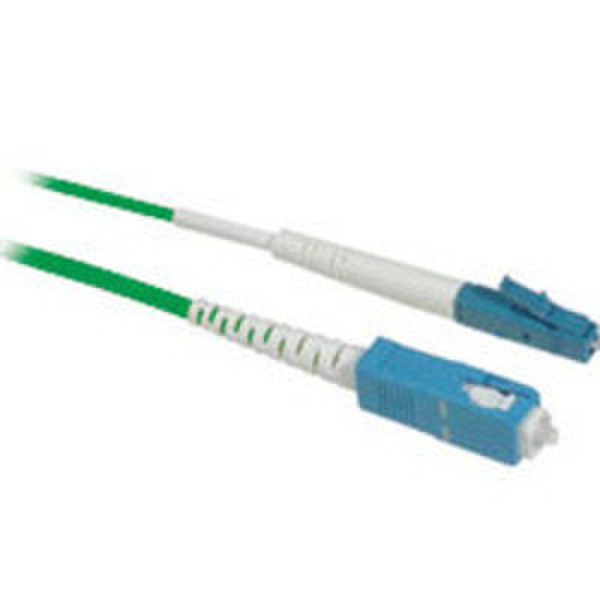 C2G 10m LC/SC Simplex 9/125 Single-Mode Fiber Patch Cable 10м LC SC Зеленый оптиковолоконный кабель