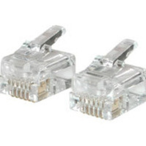 C2G Modular Plug Transparent 50Stück(e) Kabelklammer