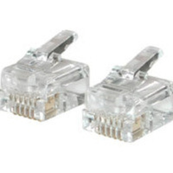 C2G Modular Plug Прозрачный 25шт кабельный зажим