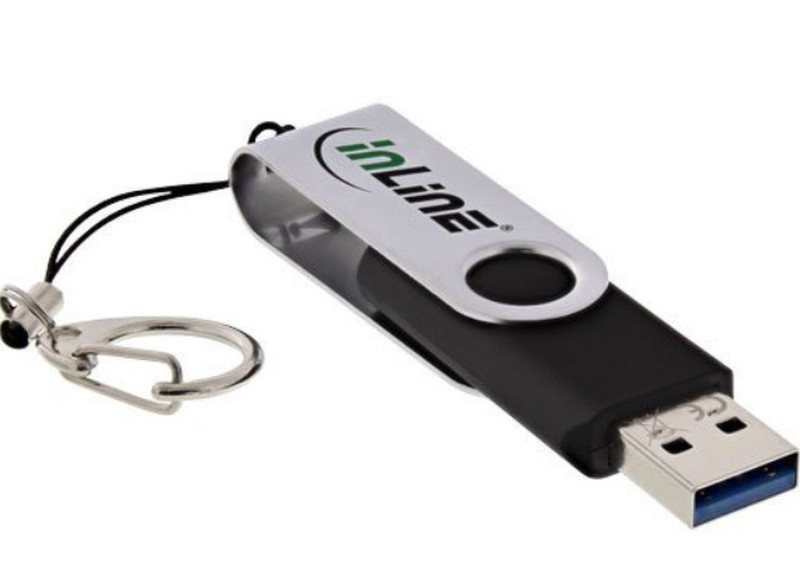 InLine 16GB USB 3.0 16ГБ USB 3.0 (3.1 Gen 1) Тип -A Черный USB флеш накопитель