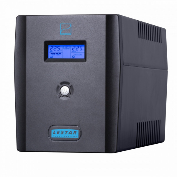 LESTAR SIN-2050X SINUS LCD 6xIEC BL 2000VA 6AC outlet(s) Mini tower Black uninterruptible power supply (UPS)