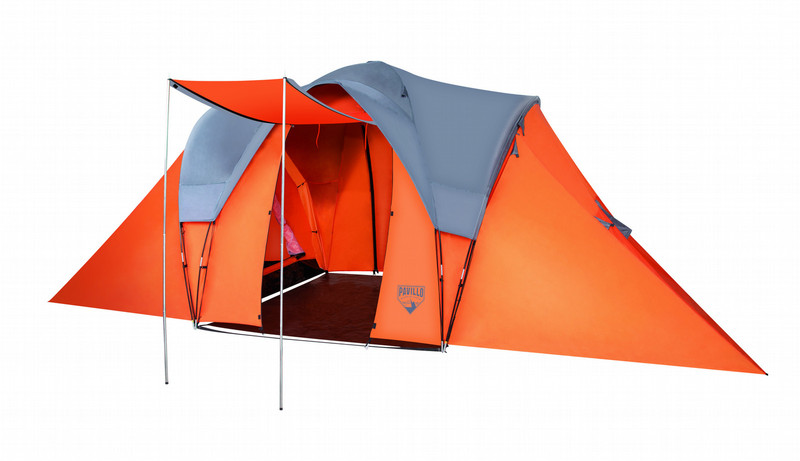 Bestway Pavillo Campbase X6 Tent - Dome - 6-persons - Grey/Orange