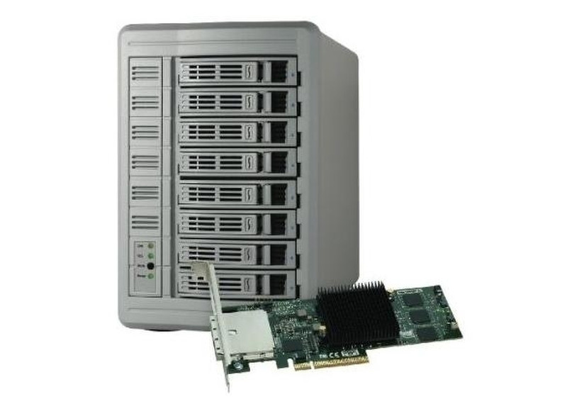 Sonnet Fusion DX800RAID 8-Bay Enclosure Internal SAS Expander, 4TB 3.5Zoll Weiß